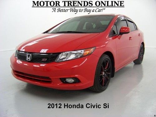 Si civic sedan custom axis black wheels spoiler bluetooth 2012 honda 17k