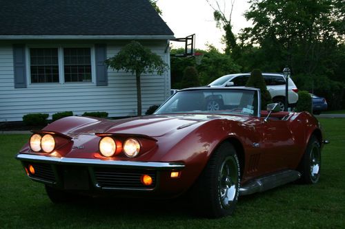 1968 chevy numbers matching corvette 2 top roadster 327 350 horse 4 speed