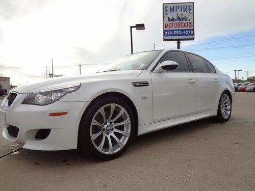 2009 bmw m5 alpine white sport package super clean!!!