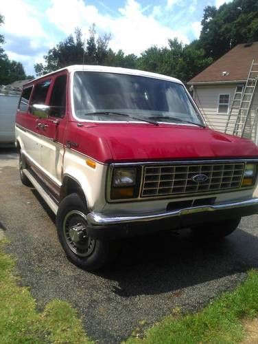 1990 ford e-250 econoline club wagon custom standard passenger van 2-door 7.3l