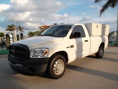 2008 dodge ram 2500 utility work truck with tommy lift gate and tool box