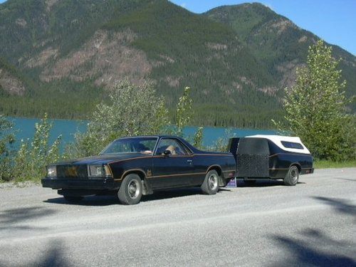 Custom el camino trailer