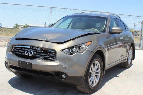 2010 infiniti fx35 awd damadge repairable fixer clean title only 51k miles runs!