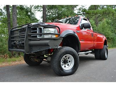 2002 ford f-350 regular cab xlt 7.3 l diesel lifted no reserve