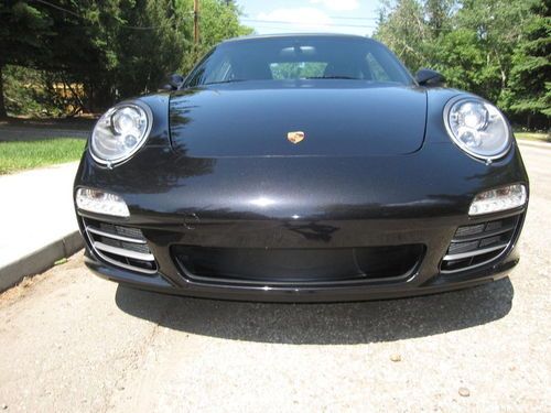 2011 Carrera 4S Coupe PDK Basalt Black Full Leather Turbo II Wheels Pristine, image 3