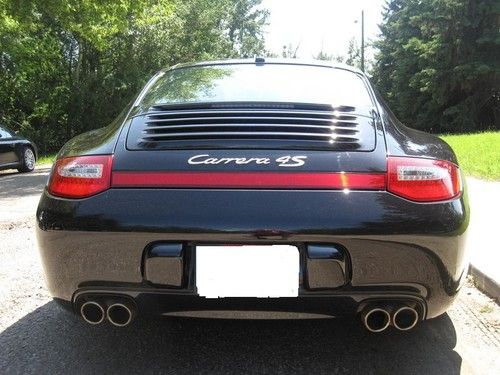 2011 Carrera 4S Coupe PDK Basalt Black Full Leather Turbo II Wheels Pristine, image 4