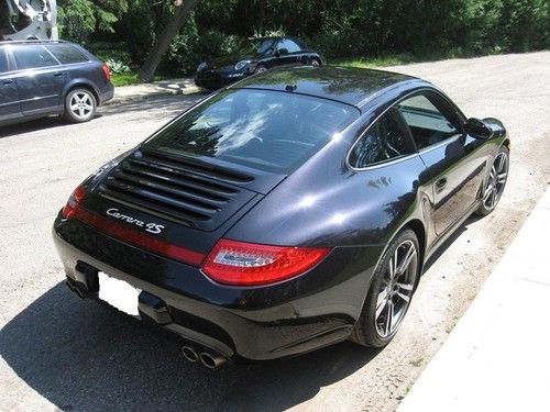 2011 Carrera 4S Coupe PDK Basalt Black Full Leather Turbo II Wheels Pristine, image 5
