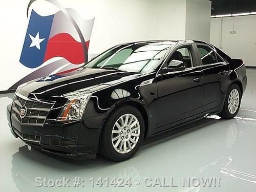 2010 cadillac cts 3.0 auto pano sunroof blk on blk 31k texas direct auto