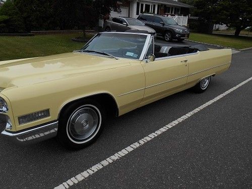 1966 cadillac deville base convertible 2-door 7.0l