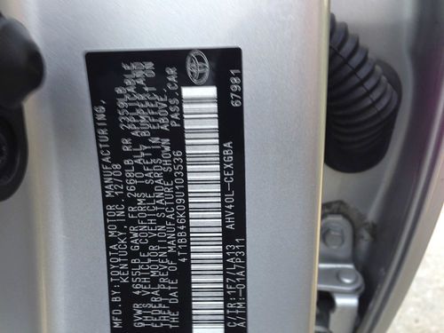 2009 Toyota Camry Hybrid Sedan 4-Door 2.4L, US $16,900.00, image 17