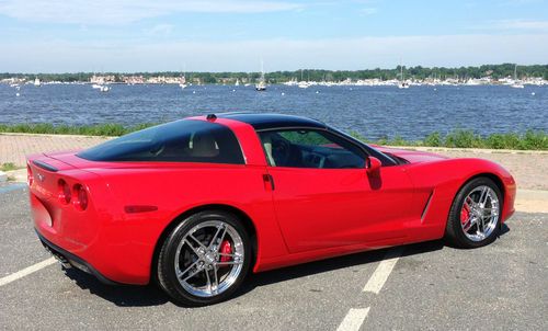 Red/tan c6 corvette