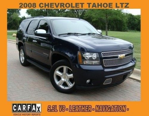 2008 chevrolet tahoe  leather heated seats sunroof navigation backup camera dvd