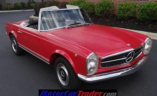 1970 mercedes benz 280sl roadster. 4-speed, original car, 4 owners, great car!