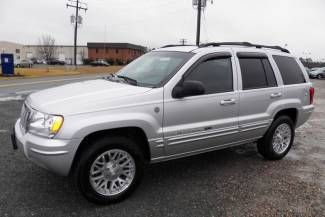 Jeep : 2004 grand cherokee limited v8 4x4 navigation roof 64k miles clean carfax