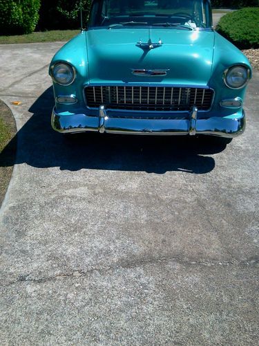 55 CHEVY 2DR BEL AIR FRAME OFF RESTOMOD, image 5