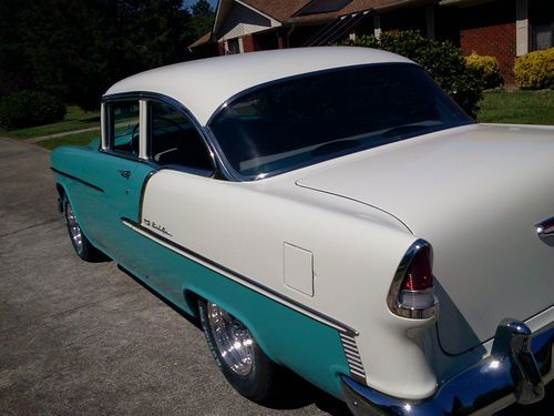 55 CHEVY 2DR BEL AIR FRAME OFF RESTOMOD, image 10