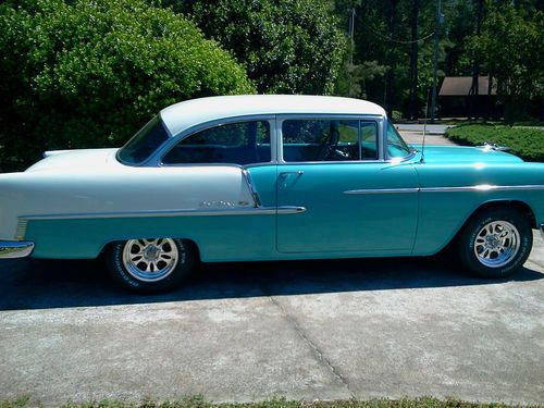 55 CHEVY 2DR BEL AIR FRAME OFF RESTOMOD, image 11
