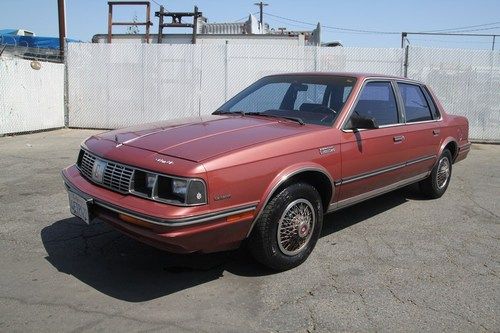 1986 oldsmobile cutlass ciera brougham sedan automatic 4 cylinder no reserve