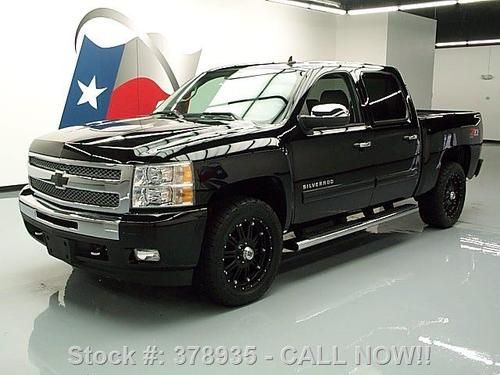 2011 chevy silverado lt z71 4x4 leather nav 20's 13k mi texas direct auto