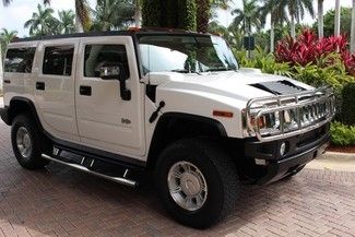 Hummer h2! only 48k miles, white, clean carfax, all the options, we finance
