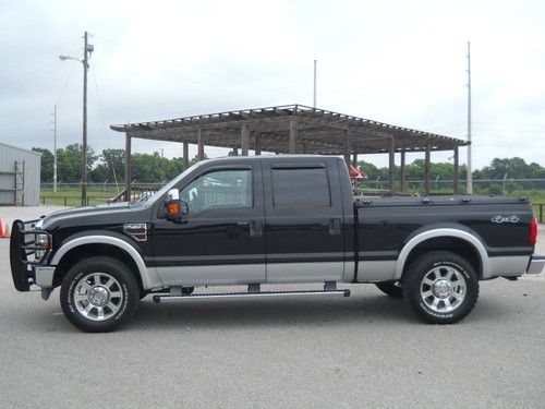 2009 ford f-250 super duty lariat crew cab pickup 4-door 6.4l diesel truck! nice