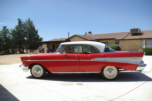 57 Chevrolet BelAir Sport Sedan V8 Auto Pwr Brakes, Pwr Steer, image 2