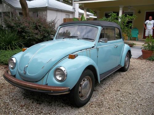 Preowned vintage 1971 volkswagon super beetle ragtop