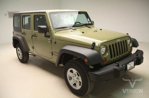 2013 unlimited sport 4x4 3 piece hard top connectivity group lifetime warranty