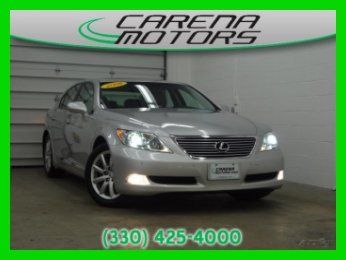 2008 lexus used ls 460 silver navigation moonroof leather free carfax 08 ls460