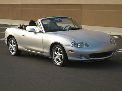 2001 mazda mx-5 miata ls convertible one owner non smoker only 71k no reserve!!!