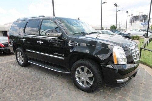 08 black on blk navigation 3rd row 63k miles we finance texas suv gps