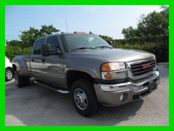 06 silver 6.6l v8 dually diesel lb 4wd truck *tow hitch *allison trans