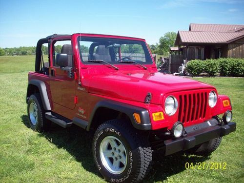 2004 jeep wrangler sport hard &amp; soft top