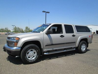 2004 4x4 4wd silver automatic miles:66k crew cab pickup truck camper shell