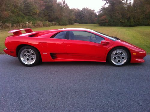 1994 lamborghini diablo vt coupe red on tan v-12 5 speed