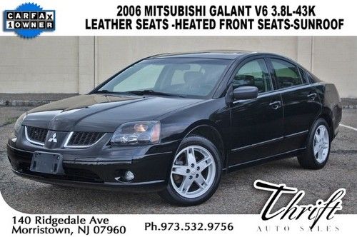 2006 mitsubishi galant v6 3.8l-43k-leather seats -heated front seats-sunroof