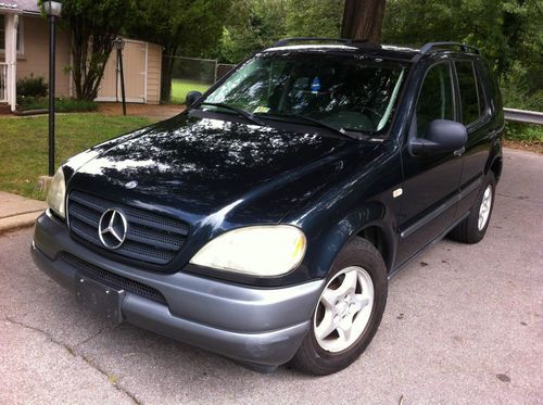 1999 mercedes-benz ml320 low reserve, 3 month warranty**lo w mileage** clean!!!!