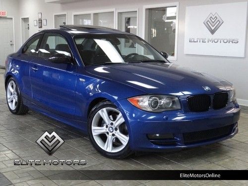 2008 bmw 128i coupe sport package cold wthr pkg prem pkg moonroof 1~owner