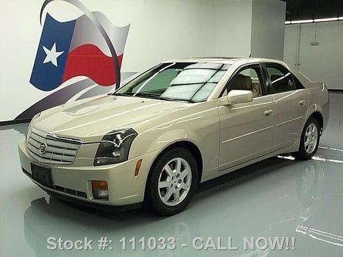 2007 cadillac cts automatic htd leather sunroof 59k mi texas direct auto