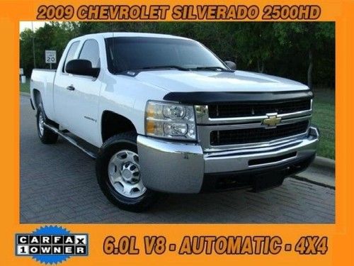 2009 chevrolet silverado 2500hd lt 4x4 flex fuel texas one owner clean carfax