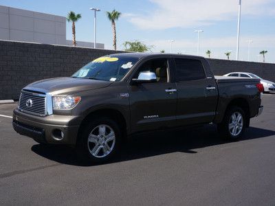 2010 tundra crew max limited trd navigation leather moonroof 4wd bt 20 in wheels