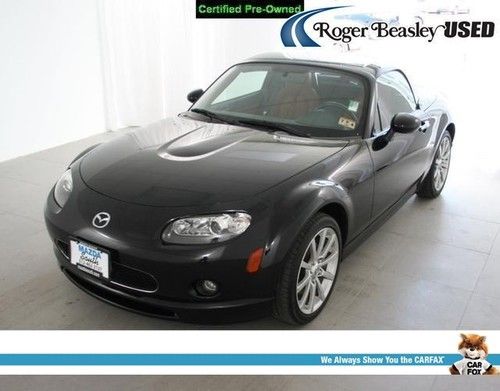 2008 mazda miata grand touring prht black manual bose certified preowned leather