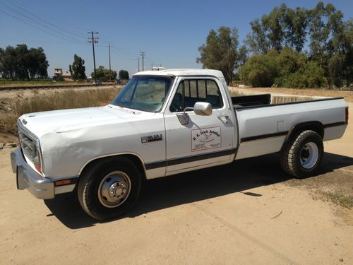 1990 dodge d350 pickup truck 5.9l cummins turbo diesel 12 valve