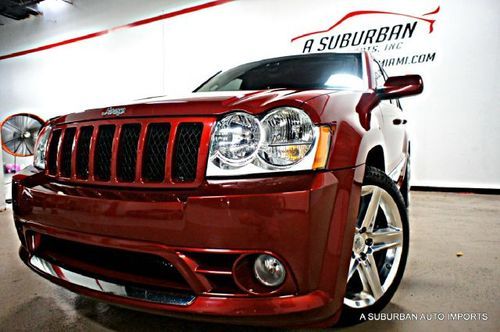 2006 jeep grand cherokee srt-8 srt8 425hp beast navigation 20" rims clean cafax