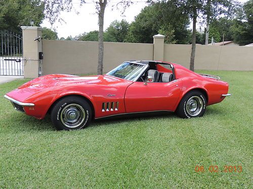 1969 chevy corvette 4 speed 2 dr coupe