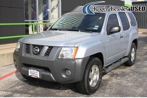 2007 nissan xterra s rear wheel drive silver non smoker automatic tow hooks abs