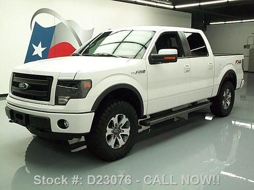 2013 ford f-150 4x4 fx4 crew 5.0l v8 rear cam 15k miles texas direct auto