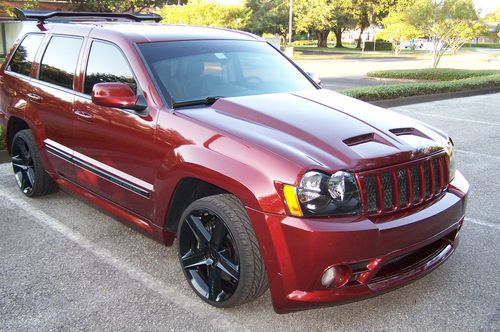 2007 srt8 jeep grand cherokee 6.1 hemi red rock