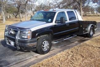 2006 3500 crew cab 4x4 diesel western hauler bed 133k very clean