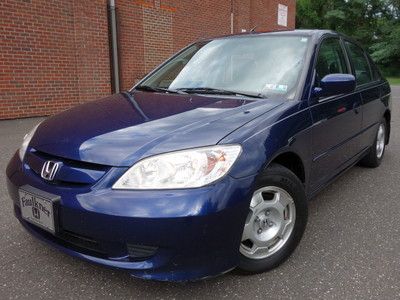 Honda civic hybrid gas saver automatic cruise cd free autocheck no reserve